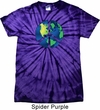 Blue Earth Peace Spider Tie Dye Shirt