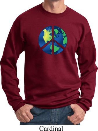 Blue Earth Peace Sweatshirt