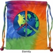 Blue Earth Peace Tie Dye Bag
