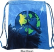 Blue Earth Peace Tie Dye Bag