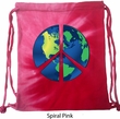 Blue Earth Peace Tie Dye Bag