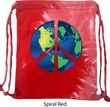 Blue Earth Peace Tie Dye Bag