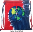 Blue Earth Peace Tie Dye Bag