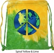 Blue Earth Peace Tie Dye Bag