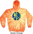 Blue Earth Peace Tie Dye Hoodie