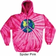 Blue Earth Peace Tie Dye Hoodie