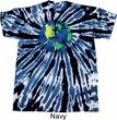 Blue Earth Peace Twist Tie Dye Shirt