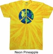 Blue Earth Peace Twist Tie Dye Shirt