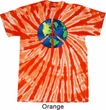 Blue Earth Peace Twist Tie Dye Shirt