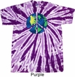 Blue Earth Peace Twist Tie Dye Shirt