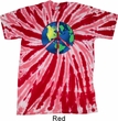 Blue Earth Peace Twist Tie Dye Shirt