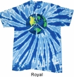 Blue Earth Peace Twist Tie Dye Shirt