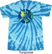 Blue Earth Peace Twist Tie Dye Shirt