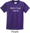 Bob's Your Uncle Funny Kids Shirt