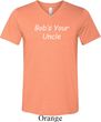 Bob's Your Uncle Funny Mens Tri Blend V-neck Shirt