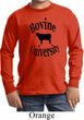 Bovine University Kids Long Sleeve Shirt