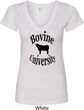 Bovine University Ladies V-Neck Shirt