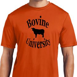 Bovine University Mens Moisture Wicking Shirt