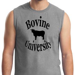 Bovine University Mens Muscle Shirt