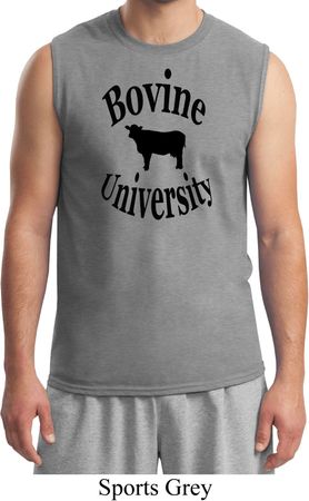 Bovine University Mens Muscle Shirt
