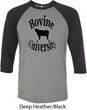 Bovine University Mens Raglan Shirt