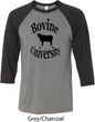 Bovine University Mens Raglan Shirt