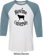 Bovine University Mens Raglan Shirt