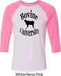 Bovine University Mens Raglan Shirt