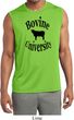 Bovine University Mens Sleeveless Moisture Wicking Shirt