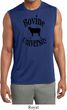 Bovine University Mens Sleeveless Moisture Wicking Shirt