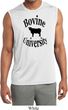 Bovine University Mens Sleeveless Moisture Wicking Shirt