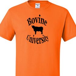Bovine University Mens Tall Shirt