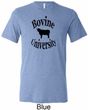 Bovine University Mens Tri Blend Crewneck Shirt