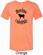 Bovine University Mens Tri Blend Crewneck Shirt