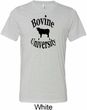 Bovine University Mens Tri Blend Crewneck Shirt