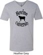 Bovine University Mens V-Neck Shirt