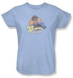 Brady Bunch Ladies T-shirt - Groovy Greg Light Blue Tee Shirt