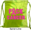 Breast Cancer Awareness Bag F*CK Cancer Tie Dye Bag