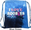 Breast Cancer Awareness Bag I Love Boobies Tie Dye Bag