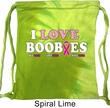 Breast Cancer Awareness Bag I Love Boobies Tie Dye Bag