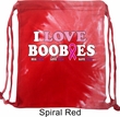 Breast Cancer Awareness Bag I Love Boobies Tie Dye Bag
