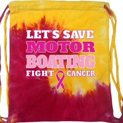 Breast Cancer Awareness Bag Motor Boating Tie Dye Bag Breast Cancer Awareness Bag Motor Boating Tie Dye Bag