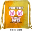 Breast Cancer Awareness Bag Protect 2nd Base Tie Dye Bag
