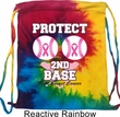 Breast Cancer Awareness Bag Protect 2nd Base Tie Dye Bag