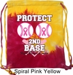 Breast Cancer Awareness Bag Protect 2nd Base Tie Dye Bag