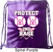 Breast Cancer Awareness Bag Protect 2nd Base Tie Dye Bag