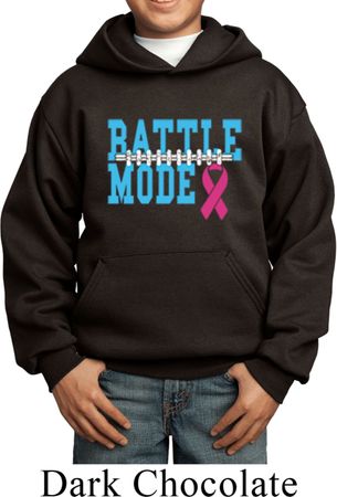 Breast Cancer Awareness Battle Mode Kids Hoody