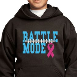 Breast Cancer Awareness Battle Mode Kids Hoody