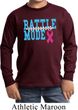 Breast Cancer Awareness Battle Mode Kids Long Sleeve Shirt