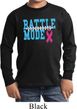 Breast Cancer Awareness Battle Mode Kids Long Sleeve Shirt
